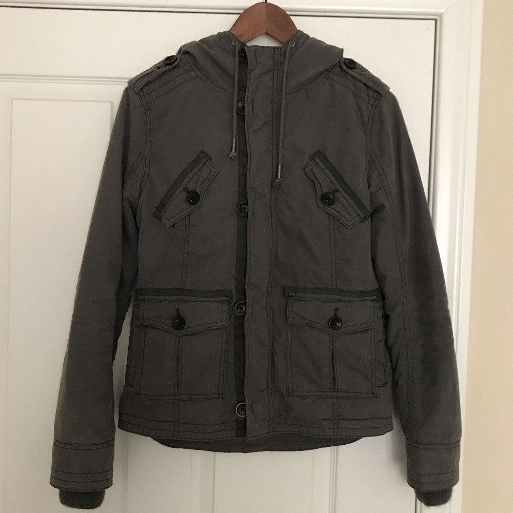 Aritzia TNA Platoon Parka Grey